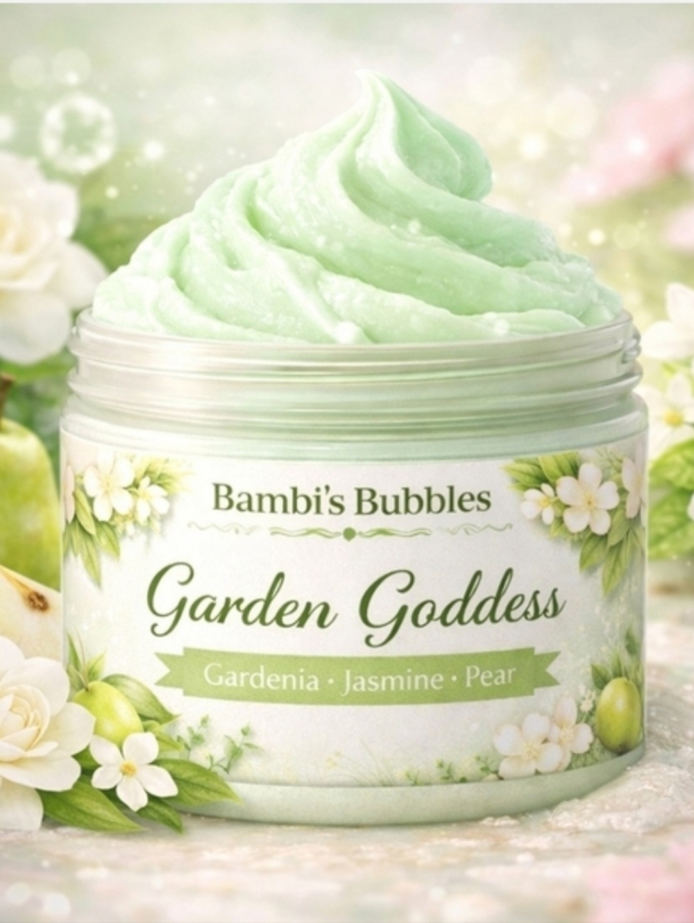 Back In Stock! Hand Crafted Garden Goddess Whipped Foaming Soap 8oz
